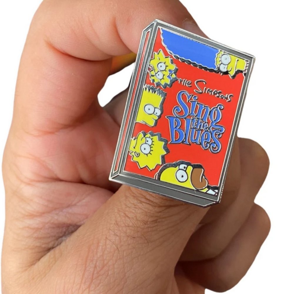 Simpsons Sing the Blues Cassette Pin